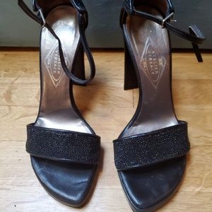 Gianni Versace Black Caviar Sandals sz. 37